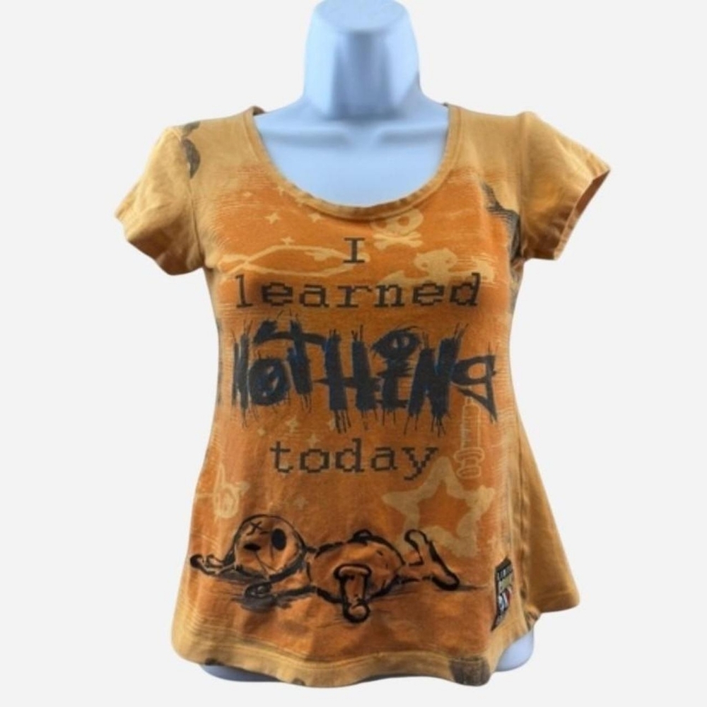 2/$16 | Orange Graphic Women's Top